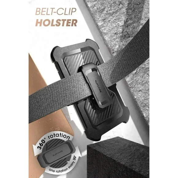 Heavy Duty Case For iPhone 14 Plus 6.7" Kickstand Holster Screen Protector UBPro - Picture 8 of 10